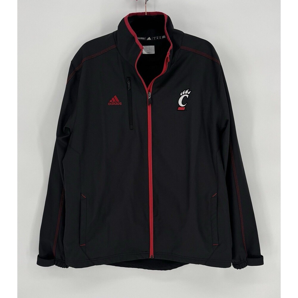 Adidas Track Jacket Cincinnati Bearcats NCAA Full Zip Men’s Large